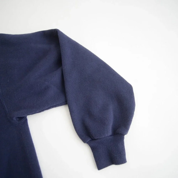 Vintage Jerzees Navy Mothers Are  Special Lace Detail Crewneck Sweater XXL - Picture 5 of 10